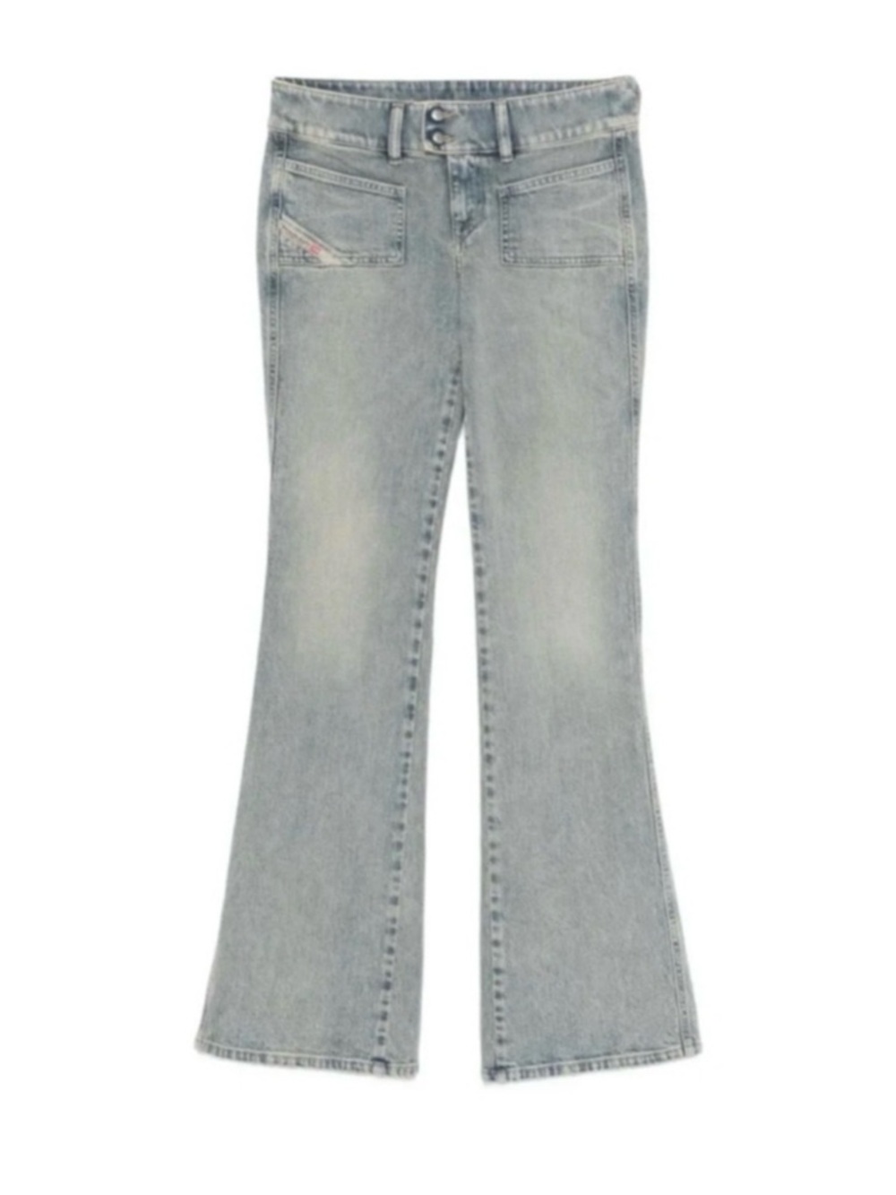 Diesel Women's D-Hush Light Blue Wash Boot Cut Jeans